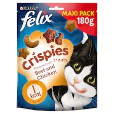 Felix Crispies Cat Treats Beef and Chicken - Image 2