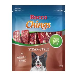 Rocco Chings Steak Style - dog snacks