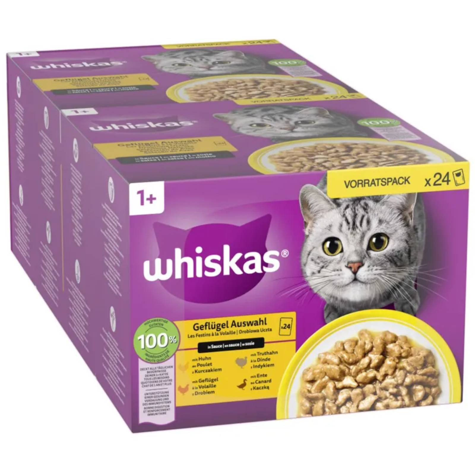Whiskas 1+ Cat Wet Food