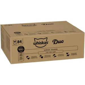 Whiskas 1+ DUO Surf & Turf in Jelly Pouches