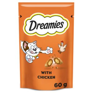 Dreamies Cat Treat Biscuits with Chicken 60g